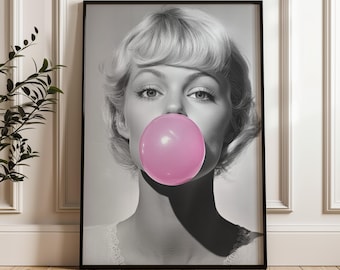 President Theodore Roosevelt Bubble Gum Pop Art,whimsical Altered