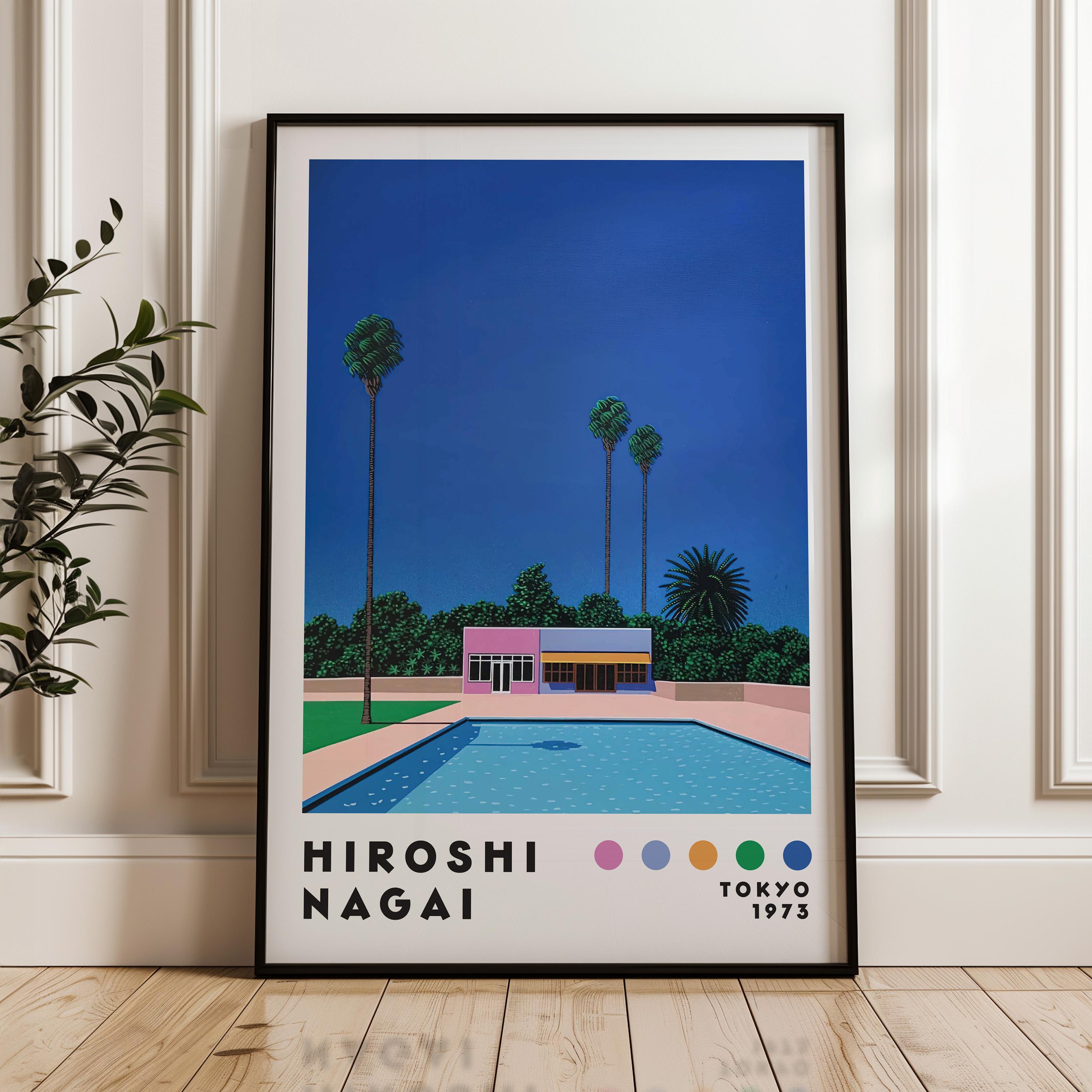 永井博アートポスター、日本のアートプリント、モダンアートプリント