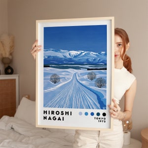 Hiroshi Nagai Art Print, Japanese Art Poster,  Home Decor, Japanese City Pop, Vaporwave Print, Modern Art Print, Minimalist Poster