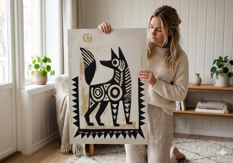 Traditional Mexican Dog Poster - Traditional Folk Art Print on Matte Paper image 16