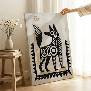 Traditional Mexican Dog Poster - Traditional Folk Art Print on Matte Paper image 8