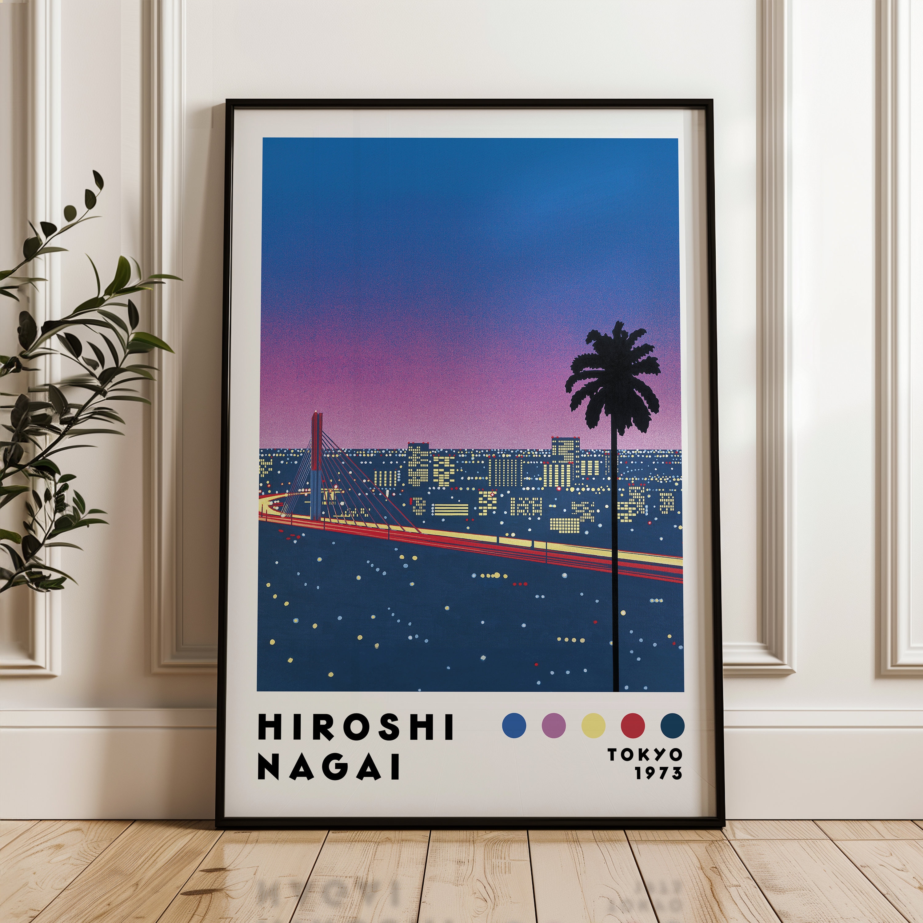 AISHITERU HAGUSHITE. ポップアート Hiroshi Nagai Art Print, Vaporwave Japanese City Pop Poster - Etsy