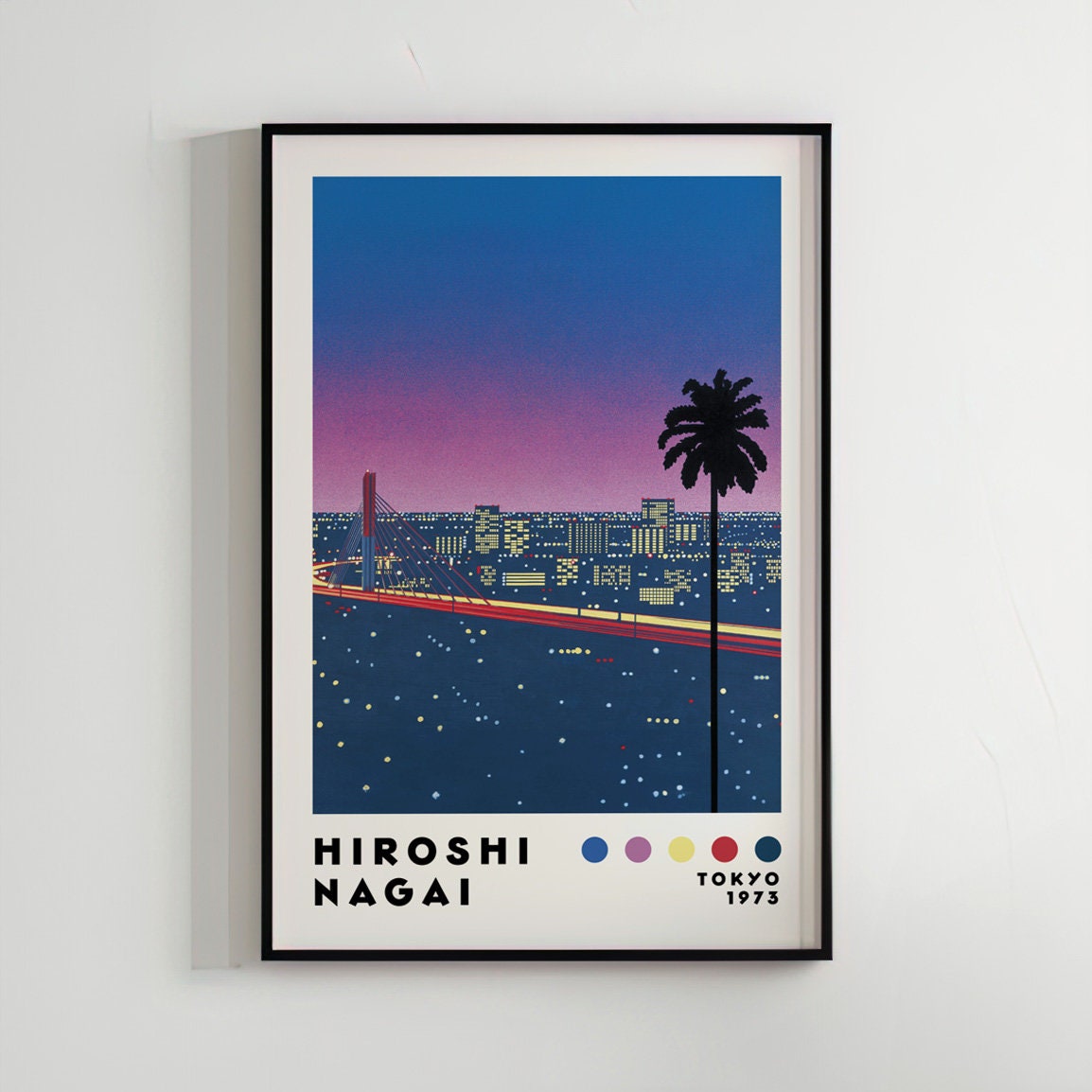 AISHITERU HAGUSHITE. ポップアート Hiroshi Nagai Art Print, Vaporwave Japanese City Pop Poster - Etsy