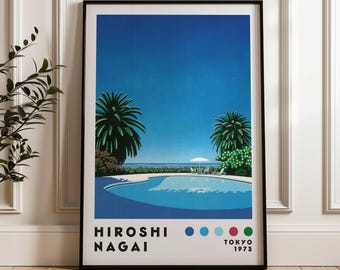 Hiroshi Nagai Art Print, Home Decor, Japanese Art Poster, Modern