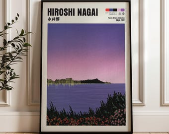 永井博アートプリント、デジタルダウンロード、日本のアートポスター
