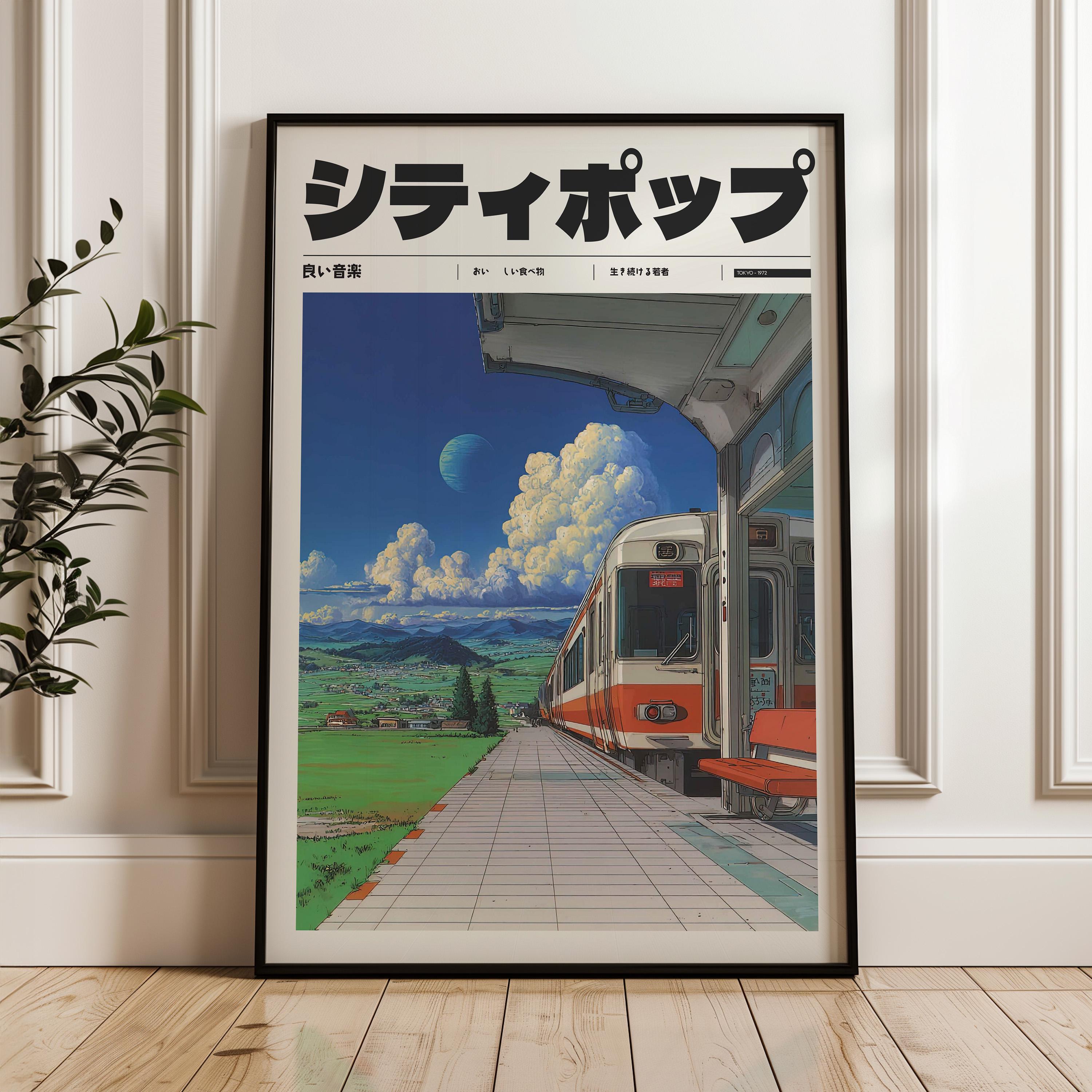 Aesthetic 90s Vaporwave Print, Vintage Style Manifest Art, Retro