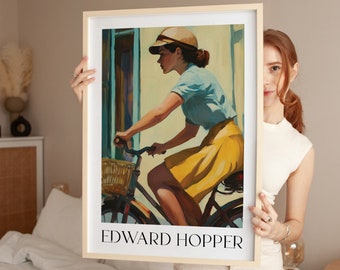 Edward Hopper Print, Edward Hopper Poster, Mid Century Modern, Vintage Edward Hopper Poster, Amerikanischer Realismus, Edward Hopper Kunst