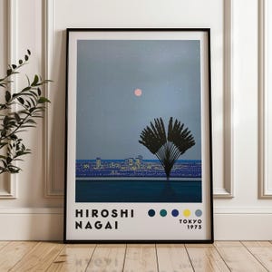 永井博アートプリント、ヴェイパーウェイヴプリント、ミニマリスト