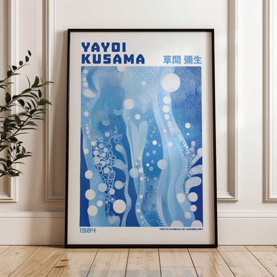 楽天市場】草間彌生 ポスターの通販 限定マット額装品/草間彌生/4点セット/