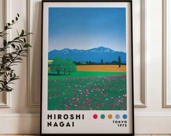 永井博アートプリント、室内装飾、日本のシティポップ、ヴェイパー