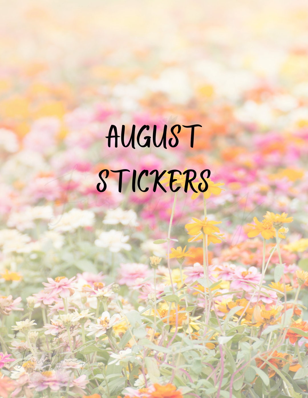 August Digital Sticker Set - Etsy