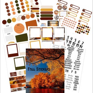 Fall Sticker Set