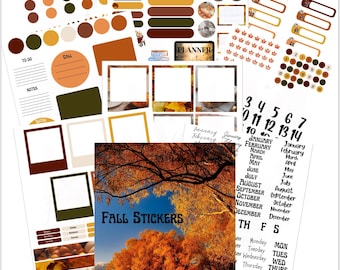 Fall Sticker Set