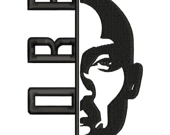 Kobe Head Split Digitized Embroidery Design