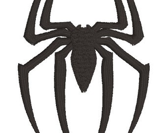 Spiderman Emblem Super Spider Hero Web Embroidery