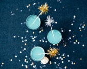 200 Gold or Silver Tinsel Drink Stirrers