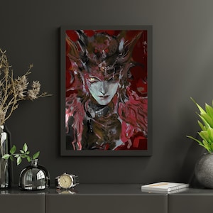 Messmer the Impaler Fankunst Poster: Elden Ring Spiel Dekor