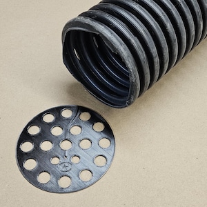 Drop-In Screen for 4&quot; Corrugated Drain Pipe