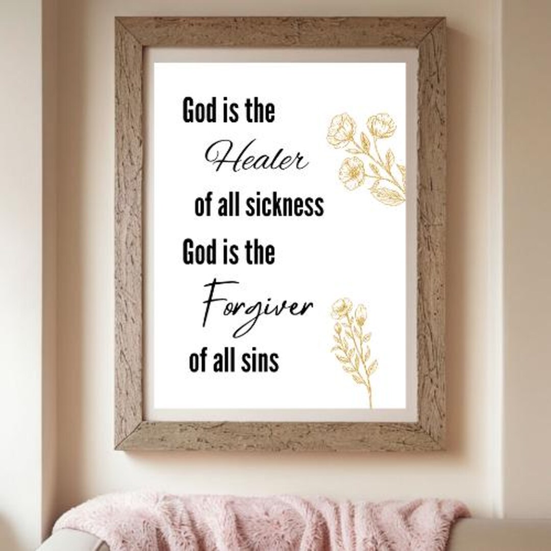 Digital Wall Art | Printable Christian Gift | Religious Home Decor ...