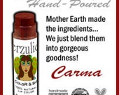 All Natural Mineral Lipstick RX Color and Shine in CARMA Organic Non Toxic Lipstick Cruelty Free Makeup