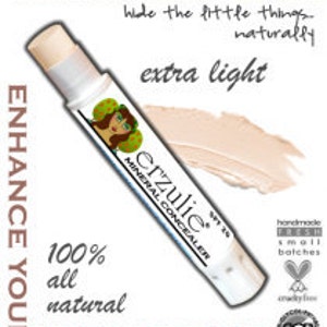 Organic Concealer Stick in Extra Light  Non-Comedogenic makeup  extra coverage | Organic Makeup | Cruelty Free | Clean Beauty