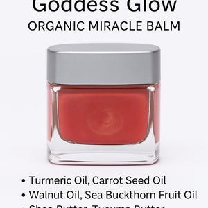 Organic Miracle Balm | Tinted Face Balm | Goddess Glow Multi-tasking Balm| Skincare Makeup | All Over Glow Balm| Sheer Buildable Balms