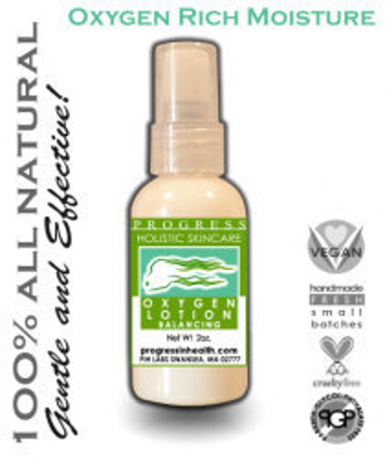 Organic Oxygen Facial Moisturizer With Hyaluronic Acid and Etsy