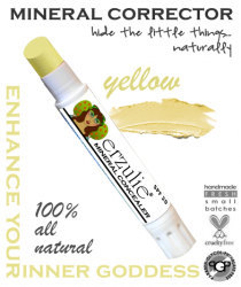 Natural Mineral Organic Corrector/Concealer Acne Safe Makeup Etsy