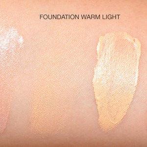 WARM LIGHT Organic Foundation Natural Liquid Mineral Foundation Acne Safe Makeup Vegan Non-Comedogenic Foundation Cruelty Free Makeup image 4