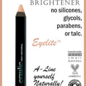 Erzulie® Eyelite™ Pink Highlighter & Concealer Pencil | Organic Mineral Corrector, Brightener and Eyeshadow Primer