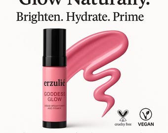 Organic Skin Brightening Primer | Erzulie Goddess Glow™ Liquid Serum