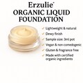 Organic foundation|  All natural Liquid Mineral Foundation SAMPLE SIZE  Non-Comedogenic  Unscented   Vegan