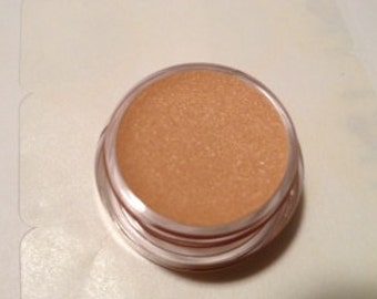 Organic Cream Eye Shadow and Highlighting Cream with Gold Sparkle and shimmer in Gilda   non-comedogenic made with argan oil