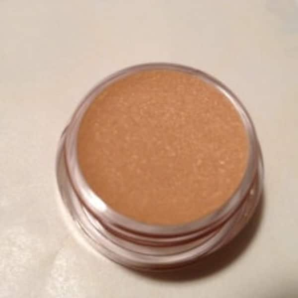 Organic Cream Eye Shadow and Highlighting Cream with Gold Sparkle and shimmer in Gilda non-comedogenic | Cruelty Free Makeup | Non Toxic