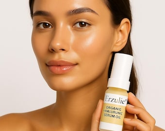 Erzulie Organic Facial Serum Oil | Kwas hialuronowy, Wzmacniający kolagen