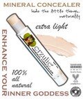Organic Concealer in Extra Light Non Toxic Makeup| Cruelty Free| Gluten Free Makeup| Acne Safe Cosmetics| Color Adjusting Minerals