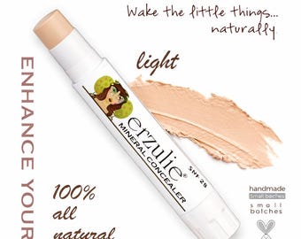 Erzulie® ナチュラルミネラルコンシーラースティック ライト ニキビに優しいメイクアップ ノンコメドジェニック クルエルティフリー オーガニックメイクアップ