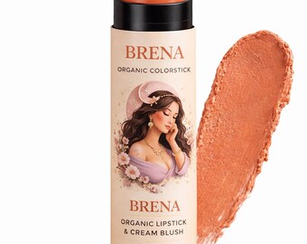 Organic Lippenstift Blush Colorstick | Brena, Neutral Altrosa