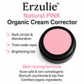 Organic Corrector and Concealer PINK | Organic Cream Corrector| Acne Safe Makeup | All Natural Makeup| Cruelty Free Cosmetics | Clean Beauty