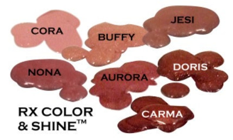 AURORA Organic Lipstick Rx Color & Shine ™ Gluten Free Non Toxic Moisturizing Lipstick Cruelty Free Makeup image 2
