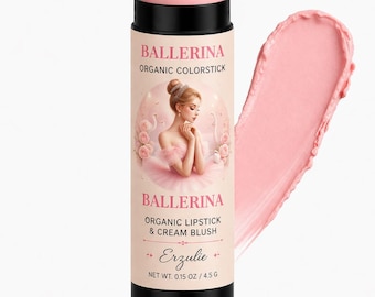 Ballerina Organic Cream Blush & Lipstick Colorstick