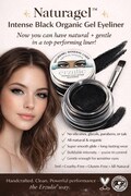 Naturagel™ Intense Black Organic Gel Eyeliner | Unscented  Non-Toxic Makeup  #organicmakeup