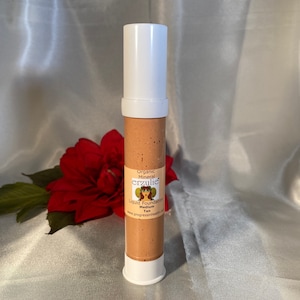 Organic Foundation |Non Shimmer liquid Bronzer In MEDIUM TAN | Acne Safe | Non-Comedogenic |  Vegan Makeup | Cruelty Free | Natural Cosmetic
