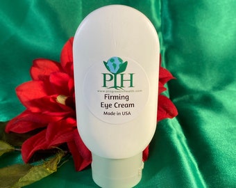 Organic Skin Care| Firming Eye Cream |  Helps reduce puffiness, brightens and soothes  Nourishing and rejuvenating with Hyaluronic Acid