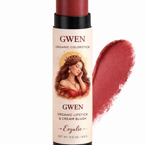 GWEN Organic Lipstick and Blush  Colorstick  |  Organic Cosmetics | Cruelty Free Makeup | Organic Lipstick | Natural Mineral Makeup