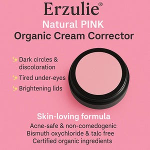 Organiczny korektor i korektor PINK | Organiczny korektor w kremie | Makijaż bezpieczny dla trądziku | W pełni naturalny makijaż | Kosmetyki nietestowane na zwierzętach | Czyste piękno