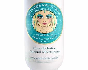 Organic Body lotion | Ultra-Hydrating Vegan Lotion:  Carrot Seed Oil, Natural Moisturizer | Hyaluronic Acid Lotion