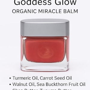 Organic Miracle Balm | Tinted Face Balm | Goddess Glow Multi-tasking Balm| Non- Comedogenic | All Over Glow Balm| Sheer Buildable Balms