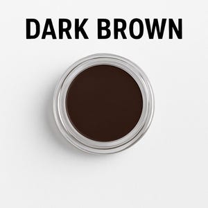 Organic Eyebrow Pomade | Cruelty Free Eyebrow Filler | Long Lasting Natural Eyebrow Pomade | Dark Brown