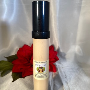 Organic Foundation in EXTRA LIGHT with Hyaluronic Acid  Acne Safe Makeup  Vegan Organic Makeup Cruelty Free Cosmetics